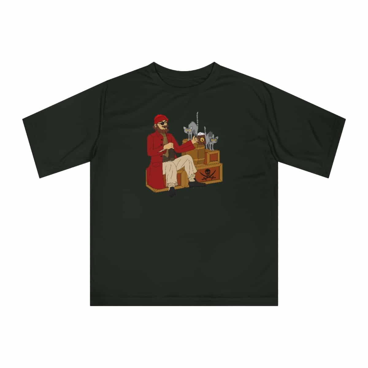 Pirate Kitties Unisex Zone Performance T-shirt - Walrus Carp