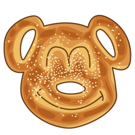 Mouse Pretzel Sticker
