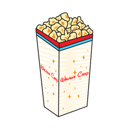 Popcorn Sticker