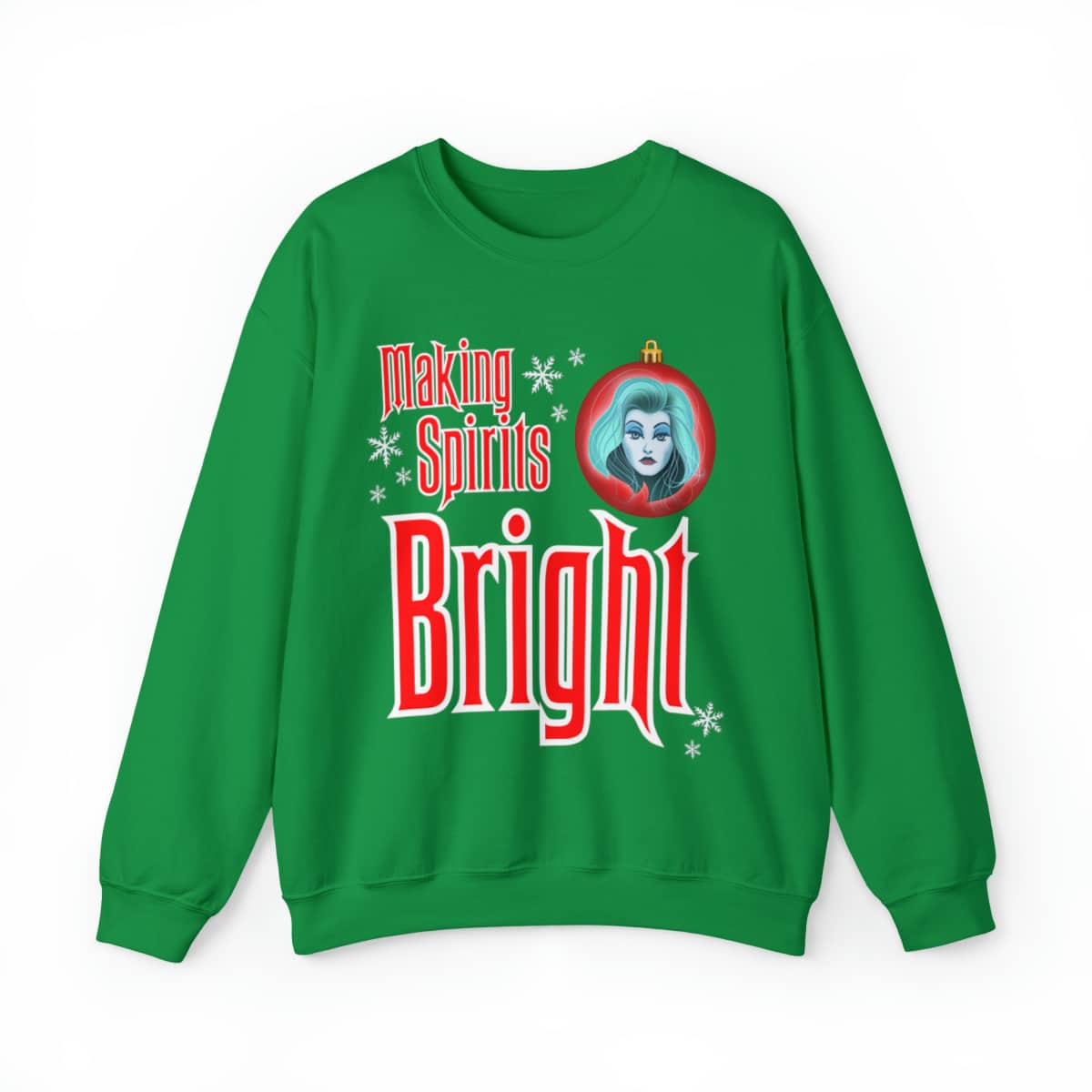 Making Spirits Bright - Madame Leota Christmas Ornament - Unisex Heavy  Blend™ Crewneck Sweatshirt - Walrus Carp