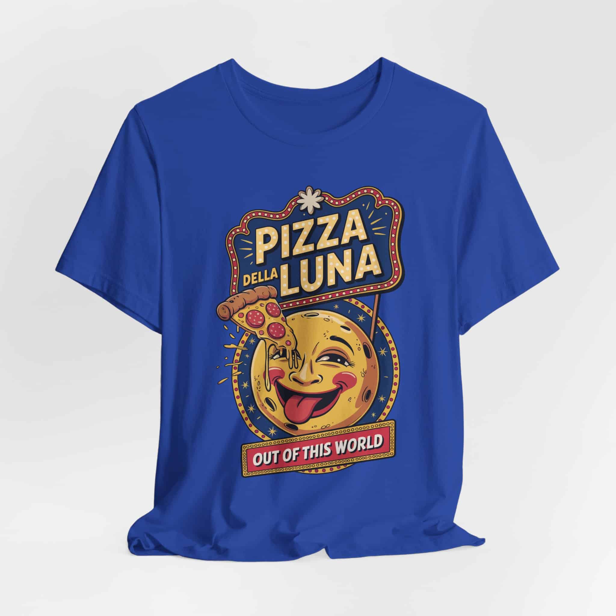 Pizza Luna - Unisex Short Sleeve Tee Shirt