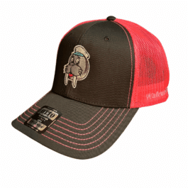 Embroidered Walrus Carp Trucker Hat (PINK)