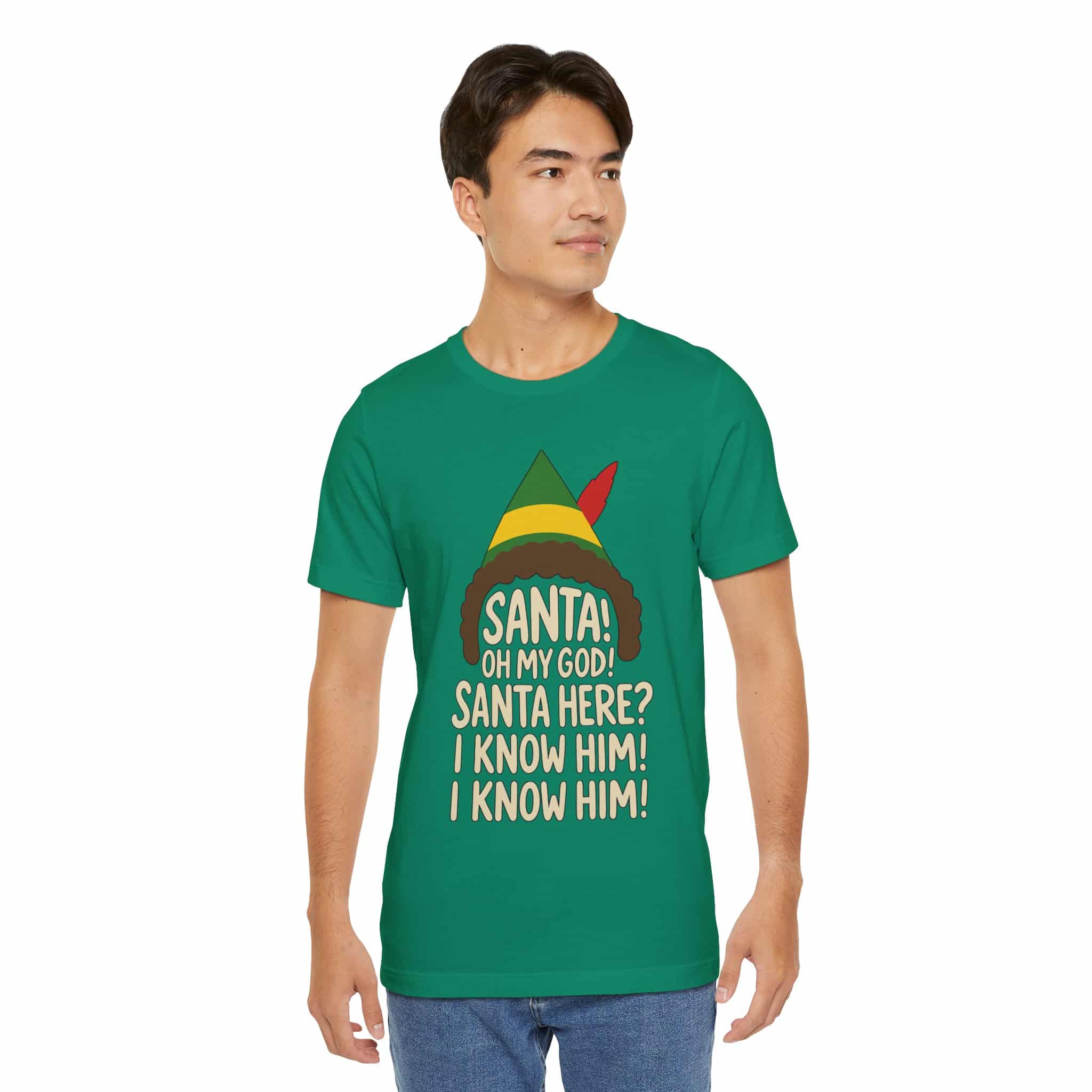 Santa I Know Him T-Shirt - Image 2