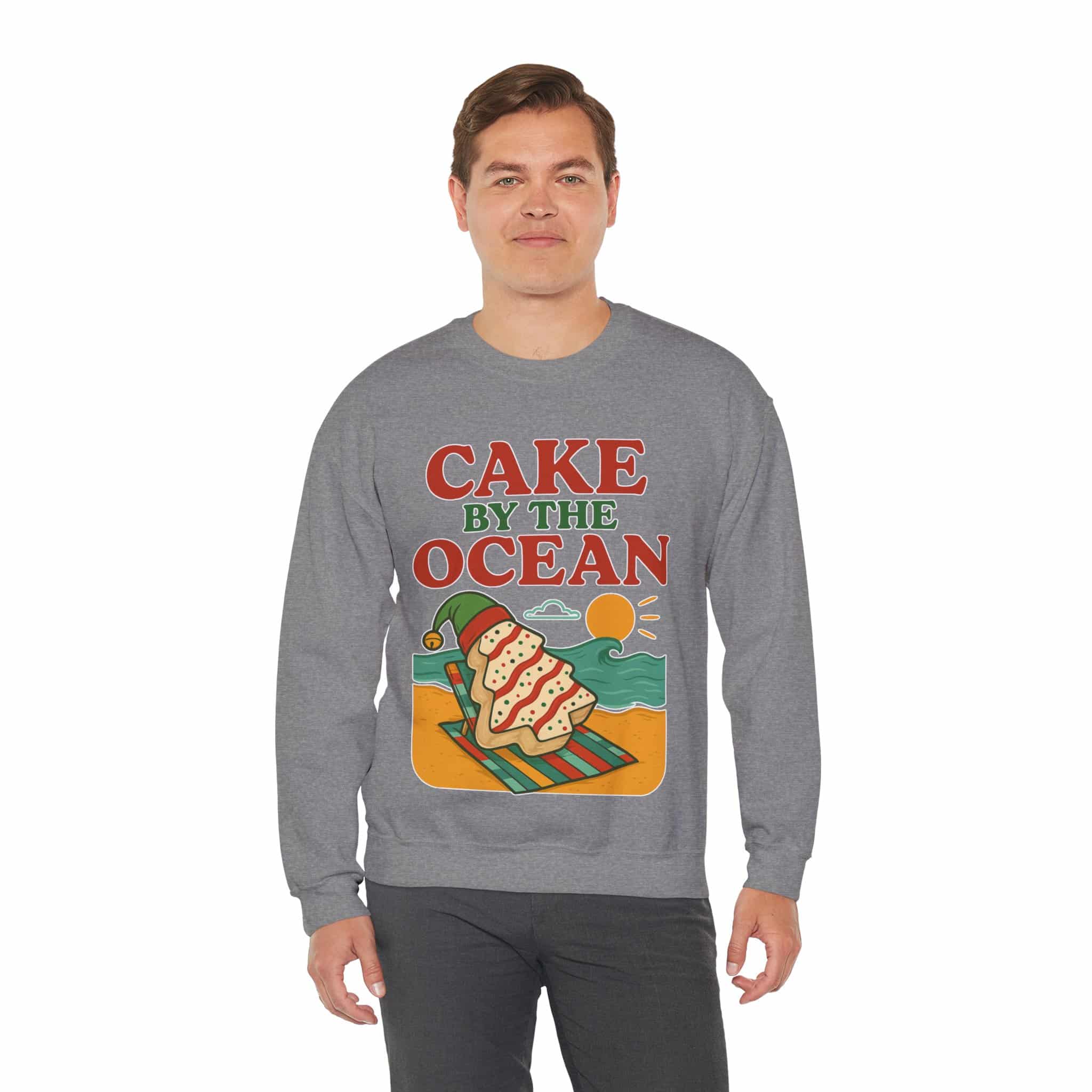 Cake by the Ocean Crewneck Sweatshirt - Image 3