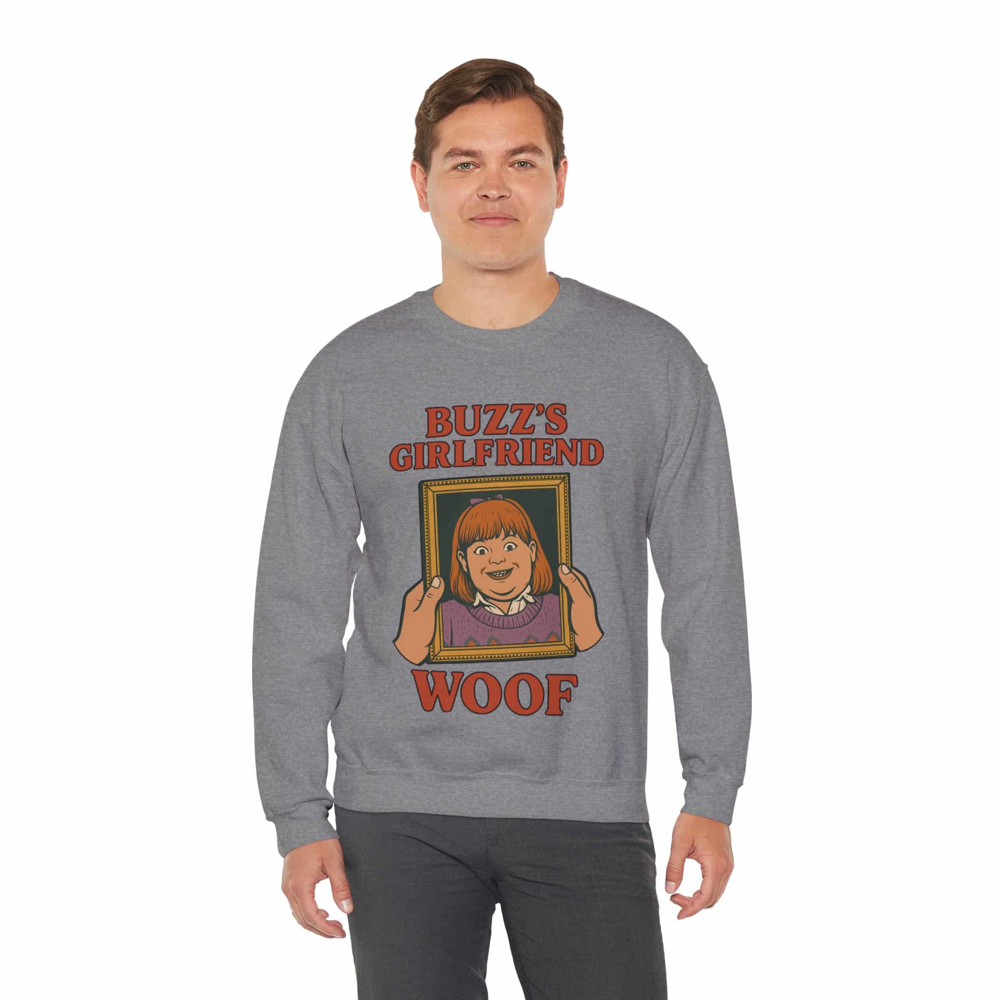 Buzz’s Girlfriend Woof Crewneck Sweatshirt - Image 4