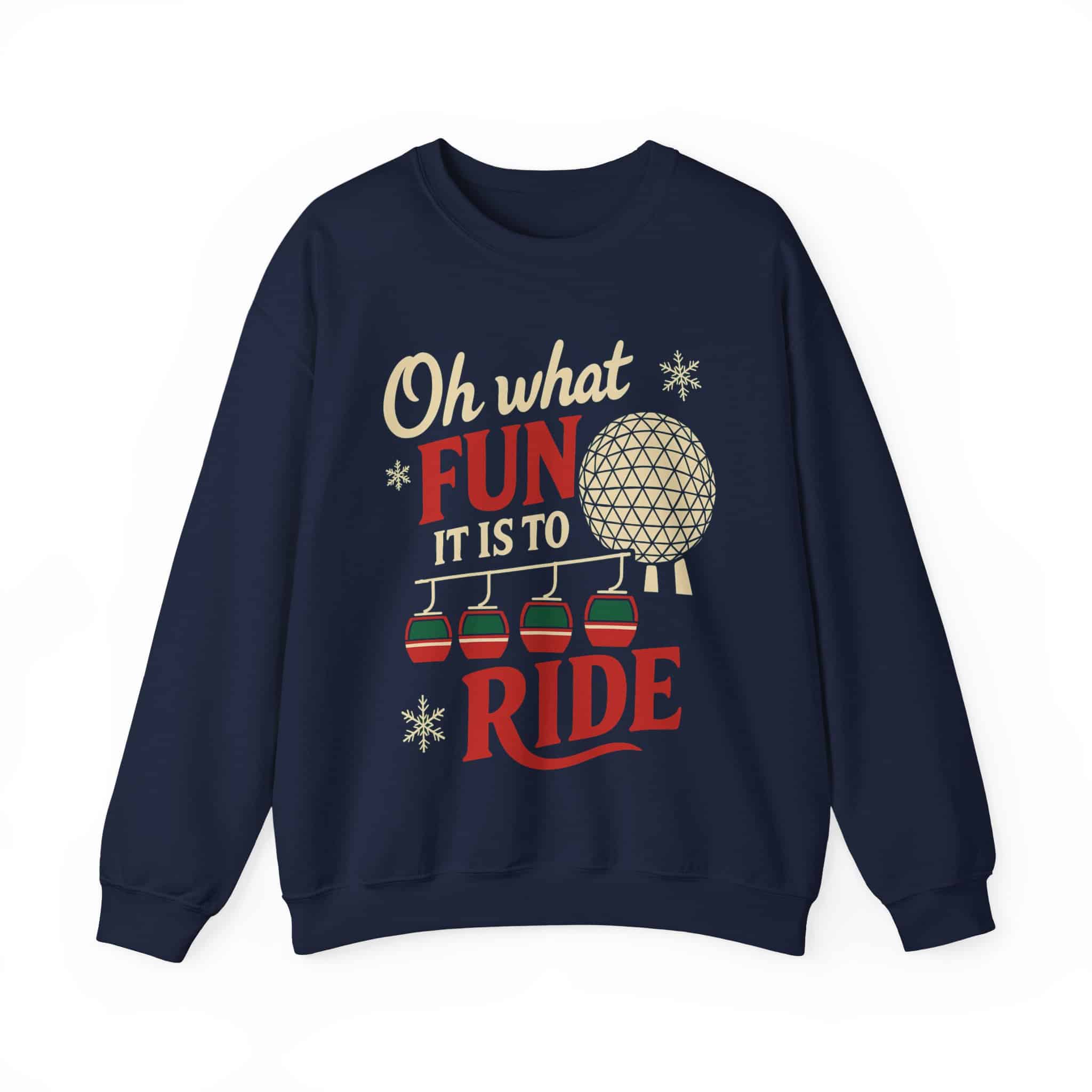 Oh What Fun It is to Ride Skyliner Crewneck Sweatshirt