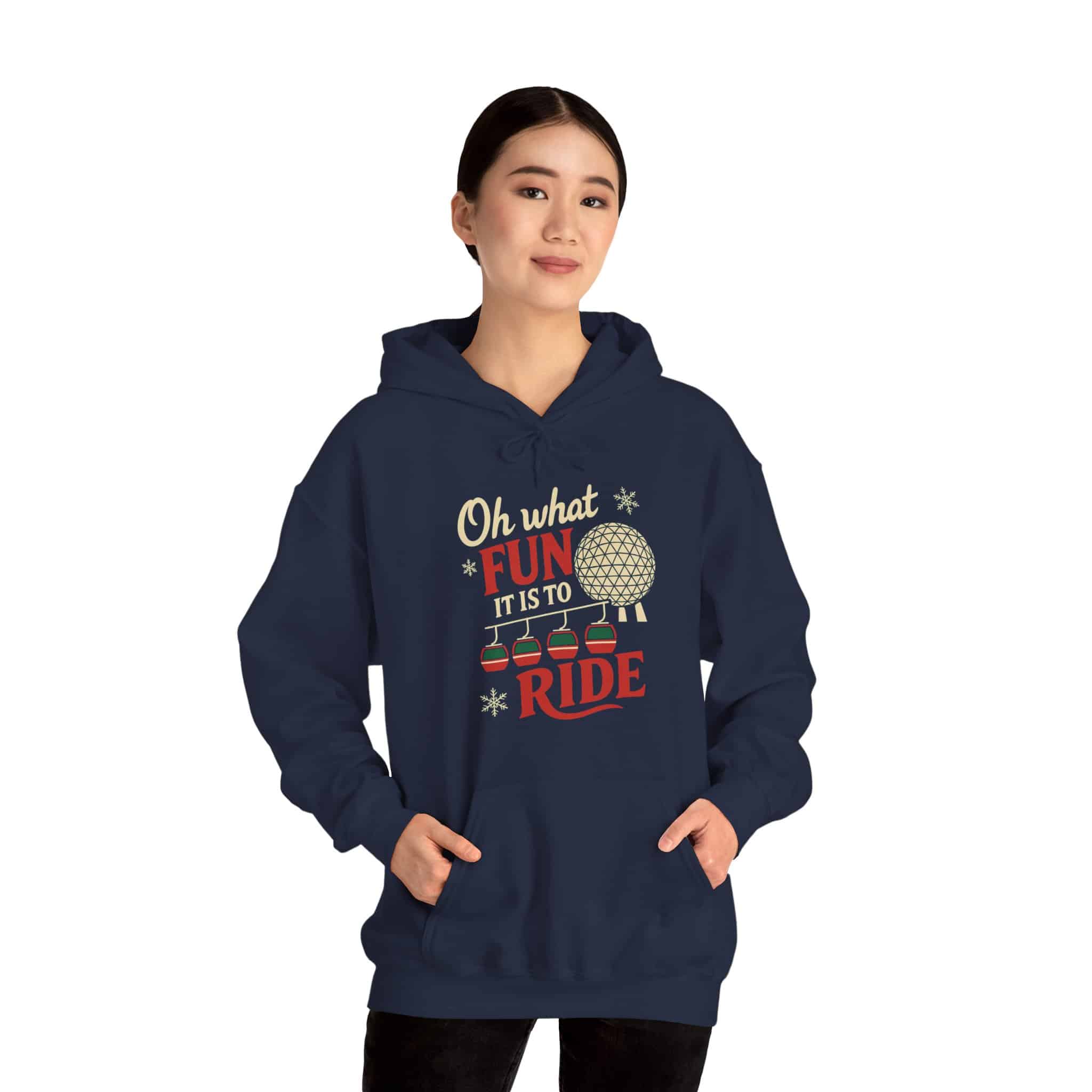Oh What Fun It is to Ride Skyliner Hoodie - Image 3