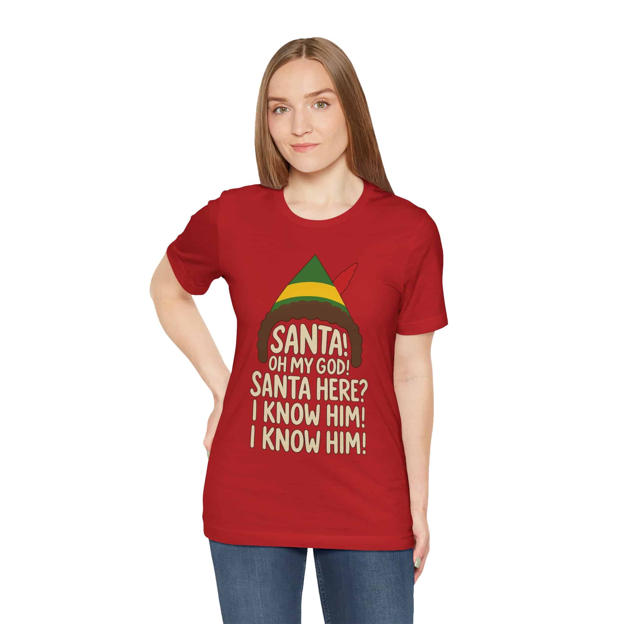 Santa I Know Him T-Shirt - Image 3