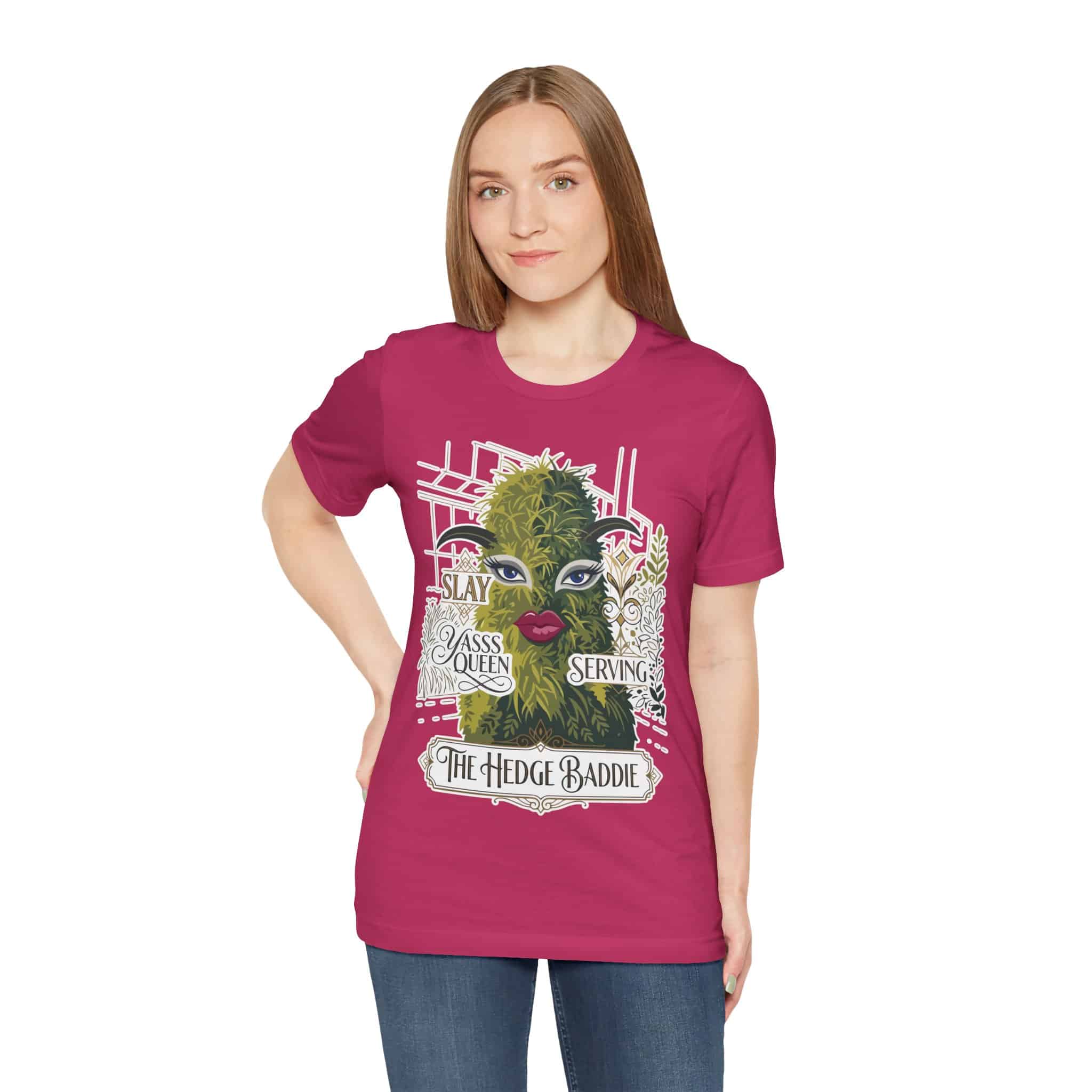 Hedge Baddie- Unisex Short Sleeve Tee Shirt - Image 2