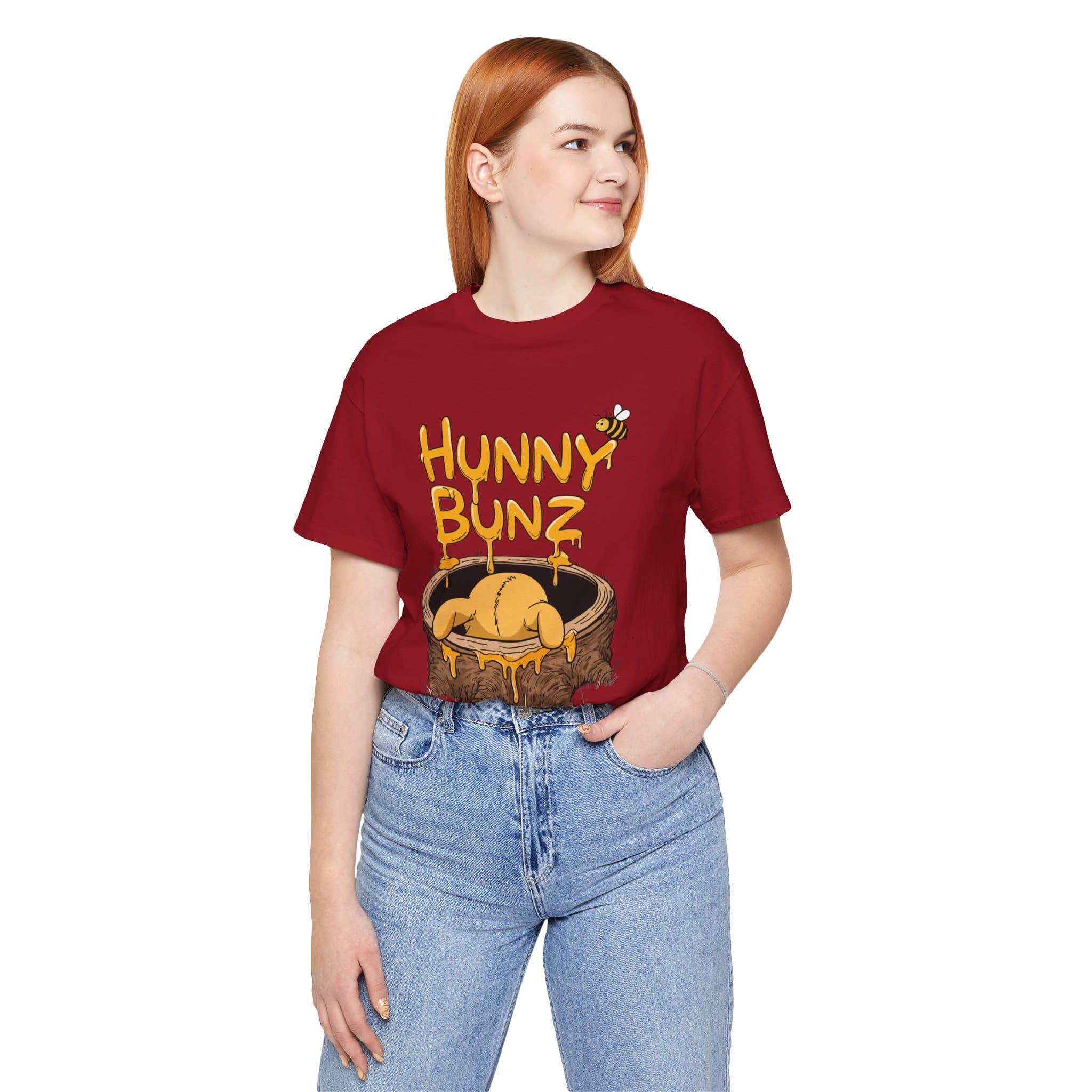 Hunny Bunz Bear- Unisex Short Sleeve Tee Shirt - Image 2
