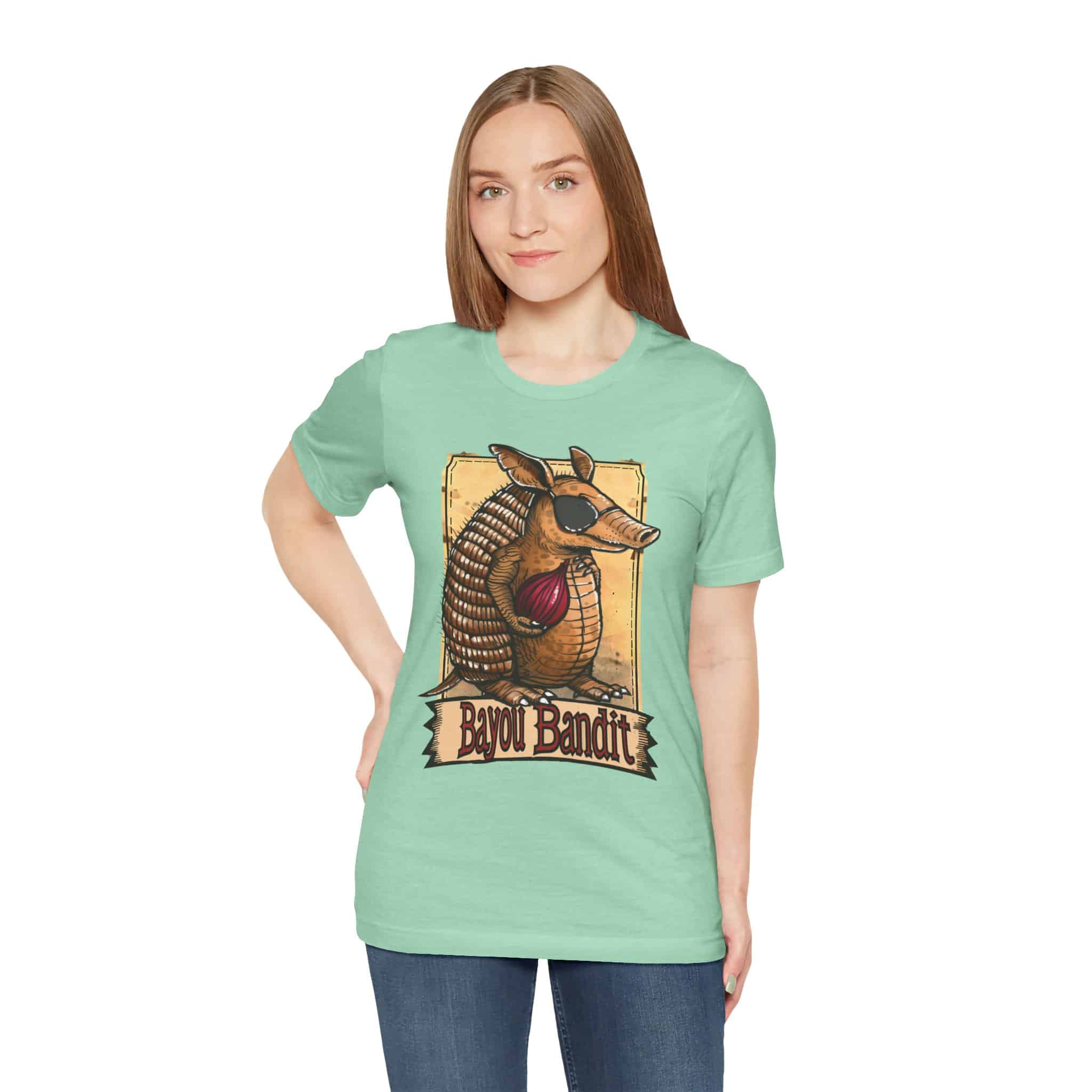 Bayou Bandit - Unisex Short Sleeve Tee Shirt - Image 3