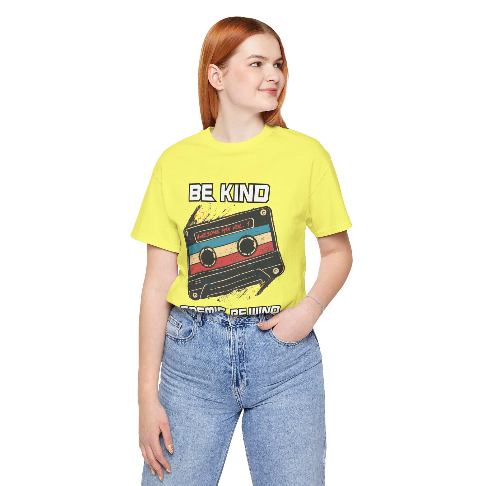Be Kind, Cosmic Rewind - Unisex Short Sleeve Tee Shirt - Image 4