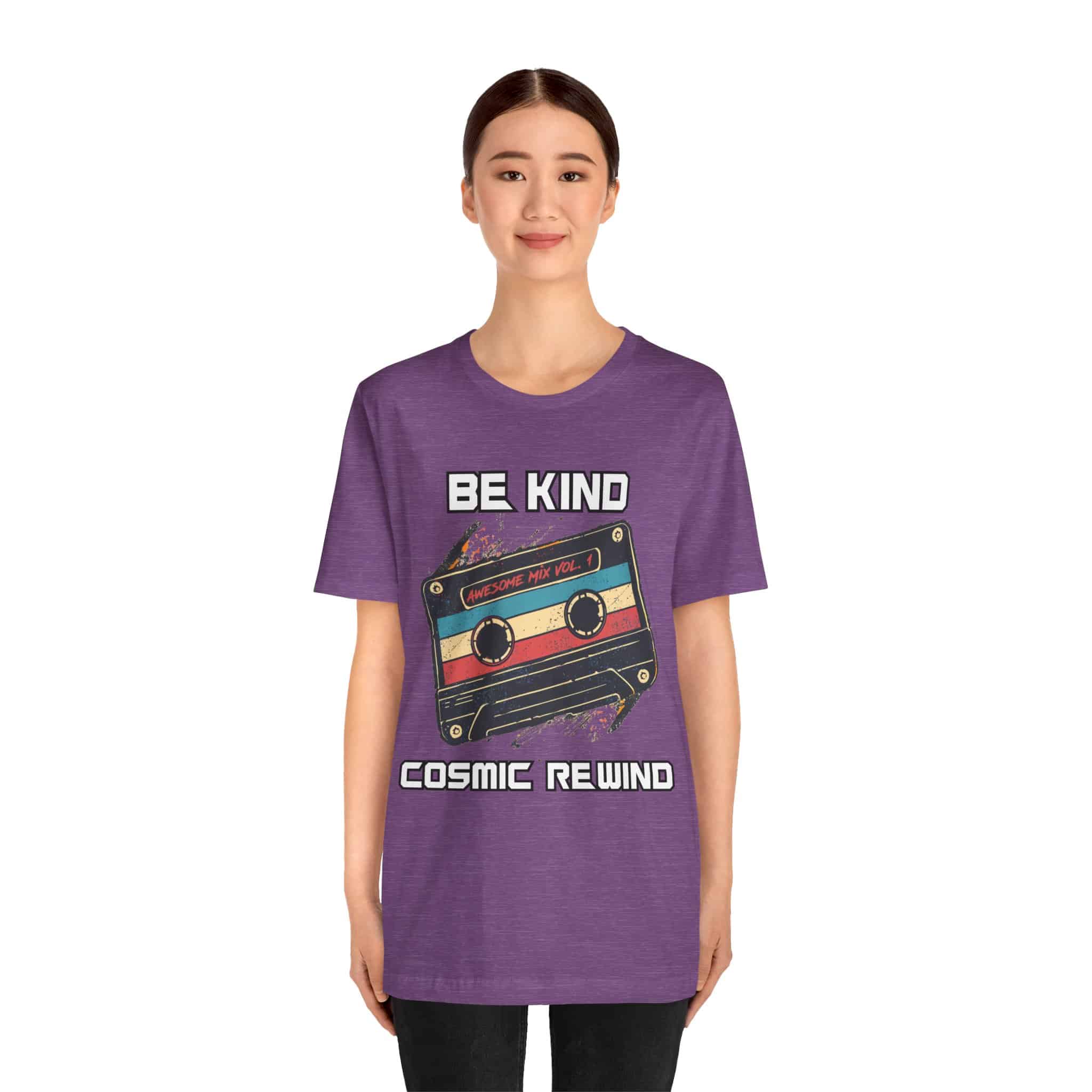 Be Kind, Cosmic Rewind - Unisex Short Sleeve Tee Shirt - Image 6