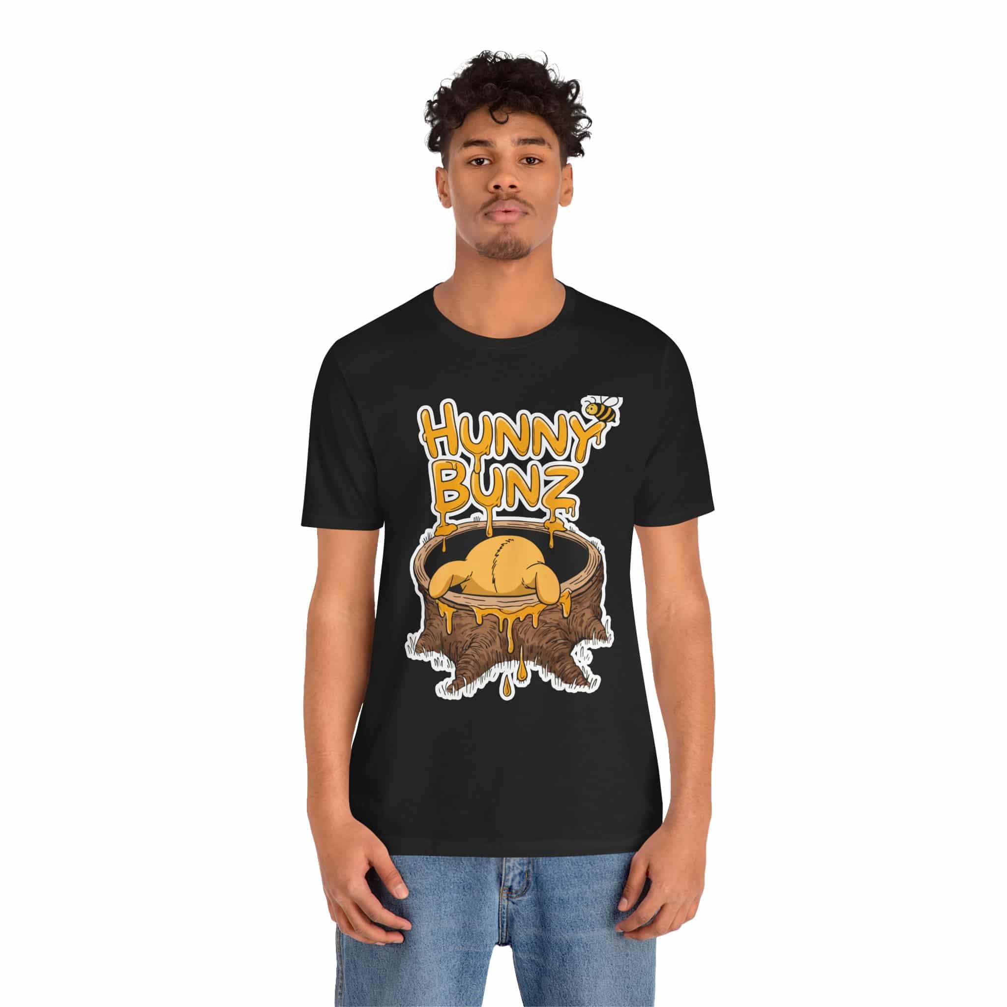 Hunny Bunz Bear- Unisex Short Sleeve Tee Shirt - Image 3