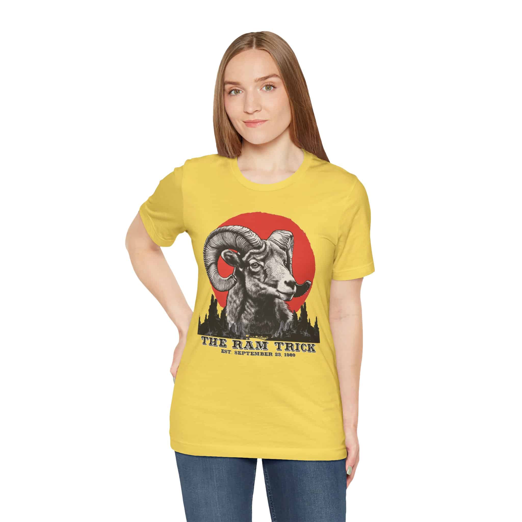 The Ram Trick - Unisex Short Sleeve Tee Shirt - Image 4