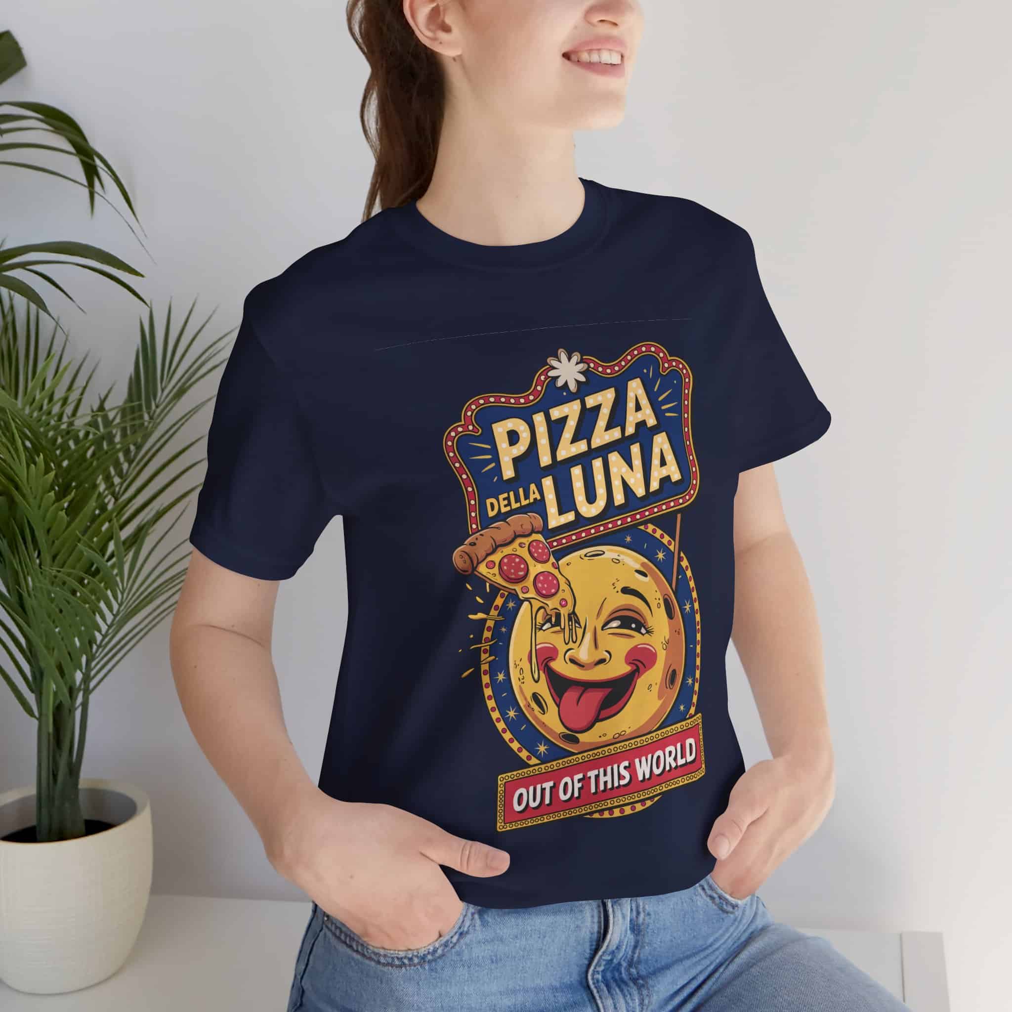 Pizza Luna - Unisex Short Sleeve Tee Shirt - Image 6