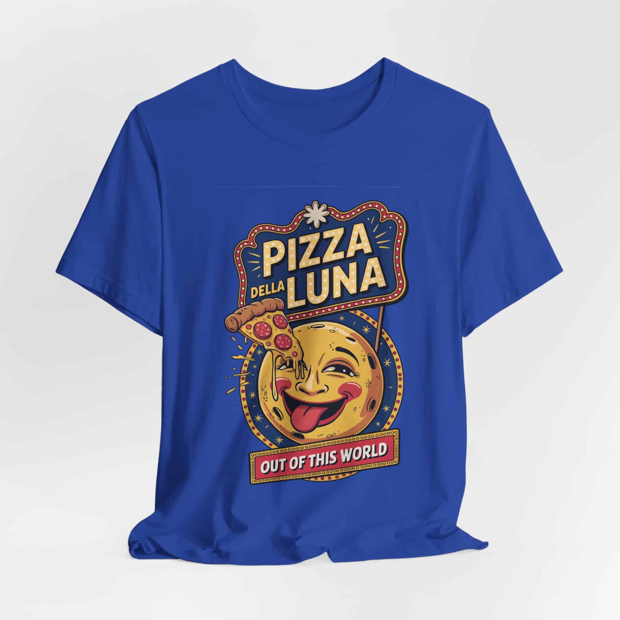 Pizza Luna - Unisex Short Sleeve Tee Shirt