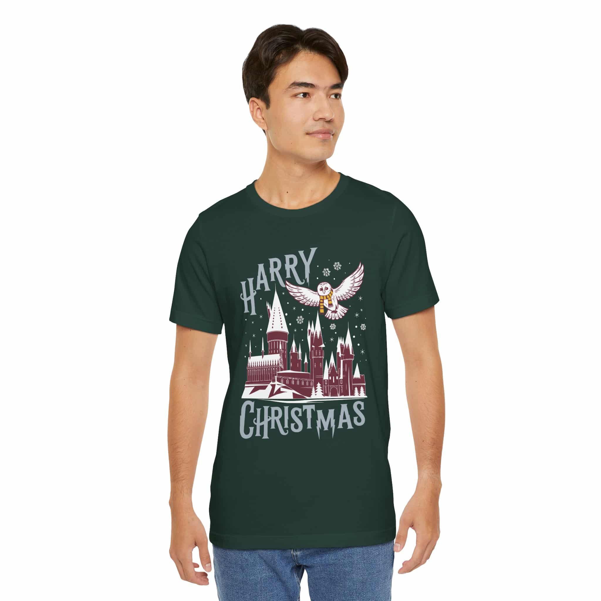 Harry Christmas - Unisex Short Sleeve Tee Shirt - Image 3