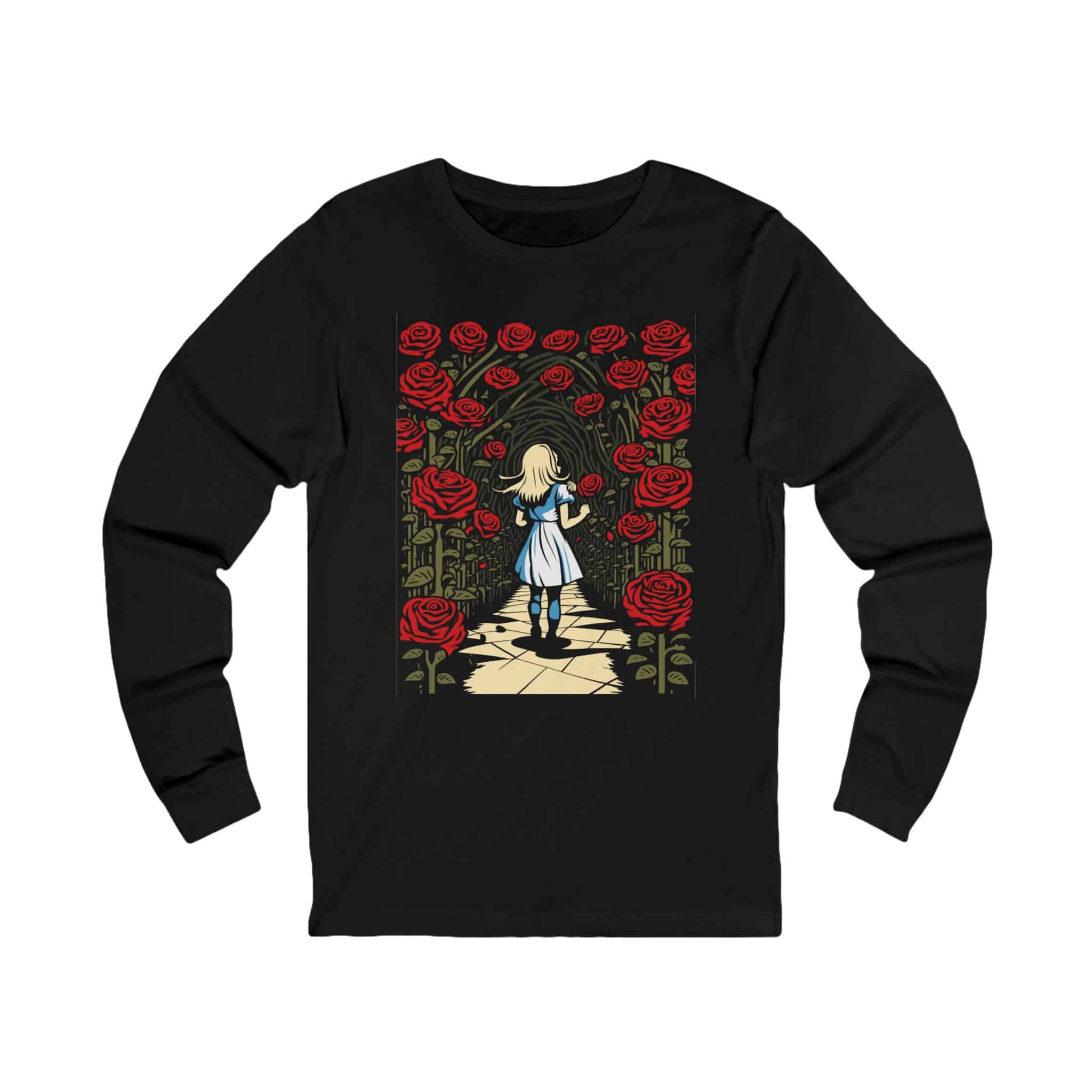 Alice in Food Wonderland Long Sleeve Tee