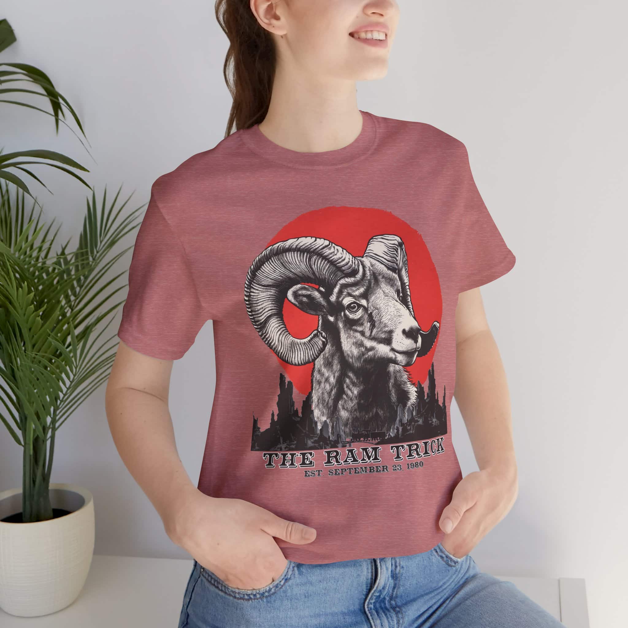 The Ram Trick - Unisex Short Sleeve Tee Shirt - Image 3