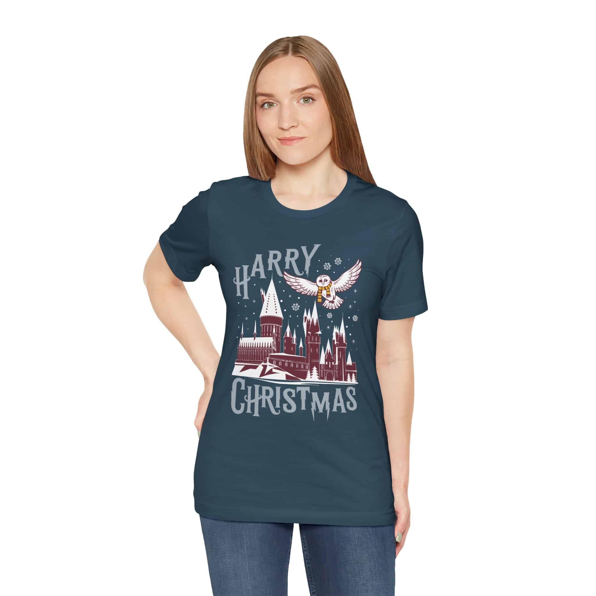 Harry Christmas - Unisex Short Sleeve Tee Shirt - Image 4