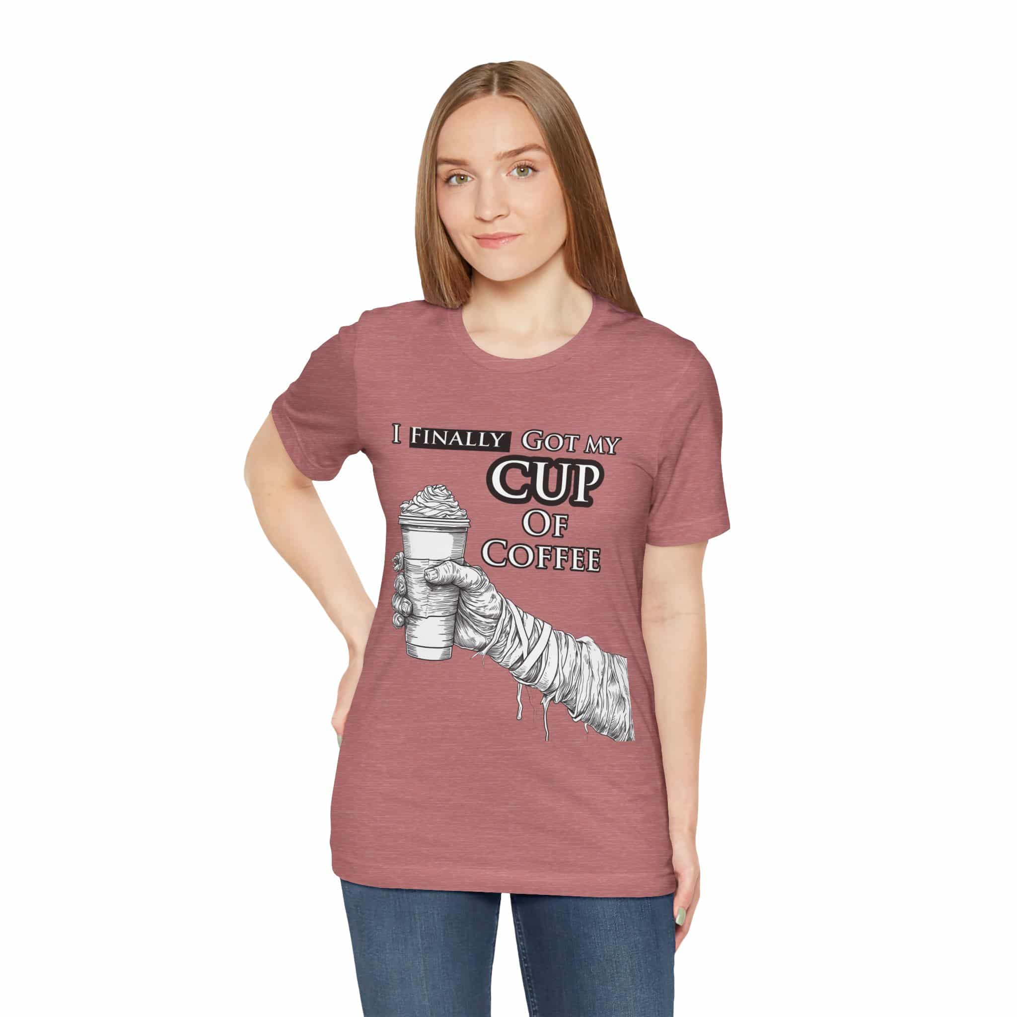 Mummy Coffee - Unisex Short Sleeve Tee Shirt - Image 2