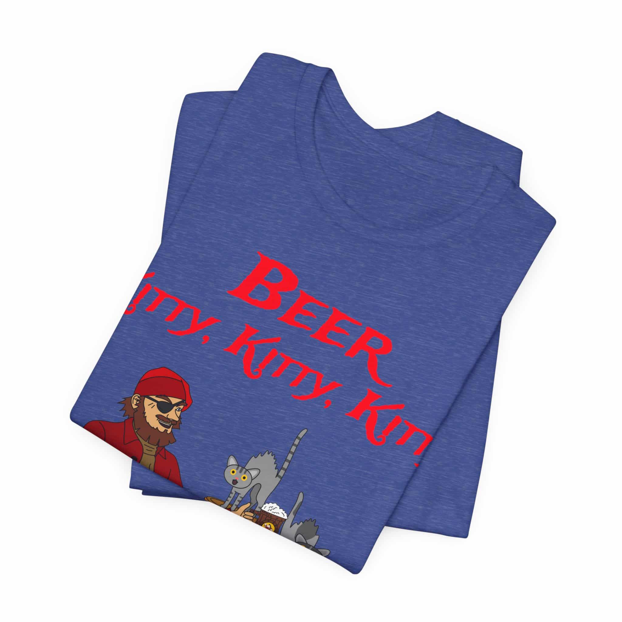 Beer Kitty, Kitty Kitty. - Unisex Short Sleeve Tee Shirt - Image 7