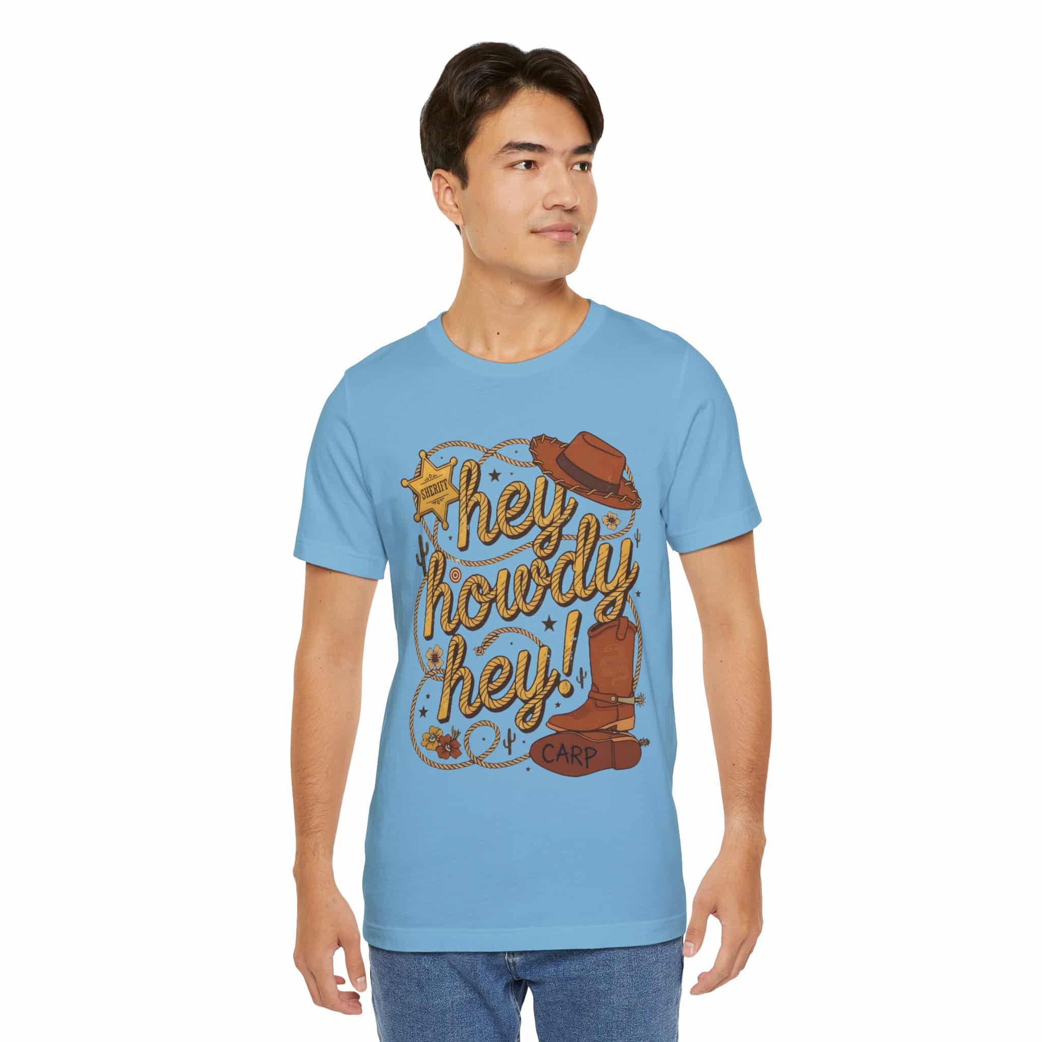 Hey Howdy Hey - Unisex Short Sleeve Tee Shirt - Image 4