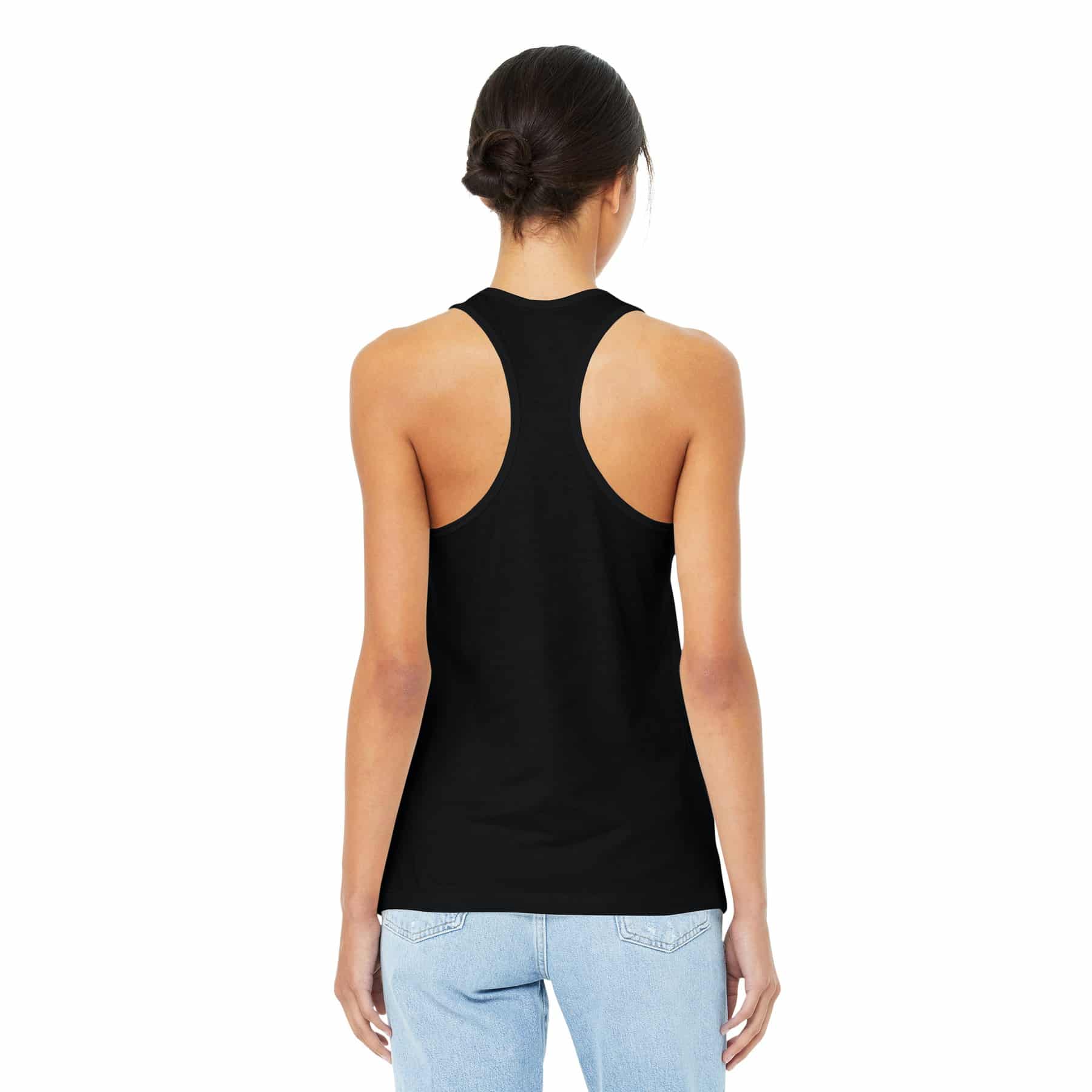 Let's Go Home (No Words)-Women's Jersey Racerback Tank - Image 3