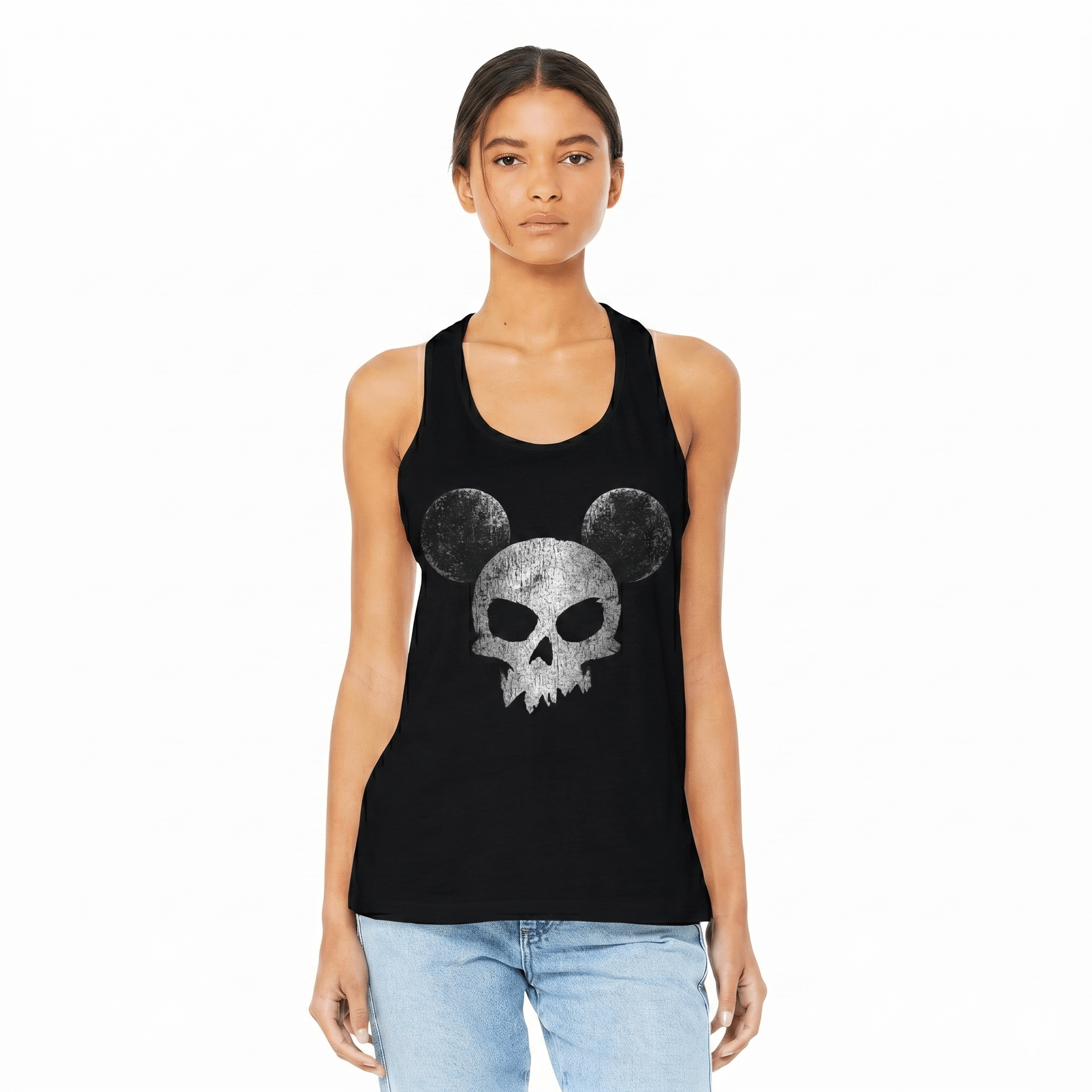 Let's Go Home (No Words)-Women's Jersey Racerback Tank - Image 2