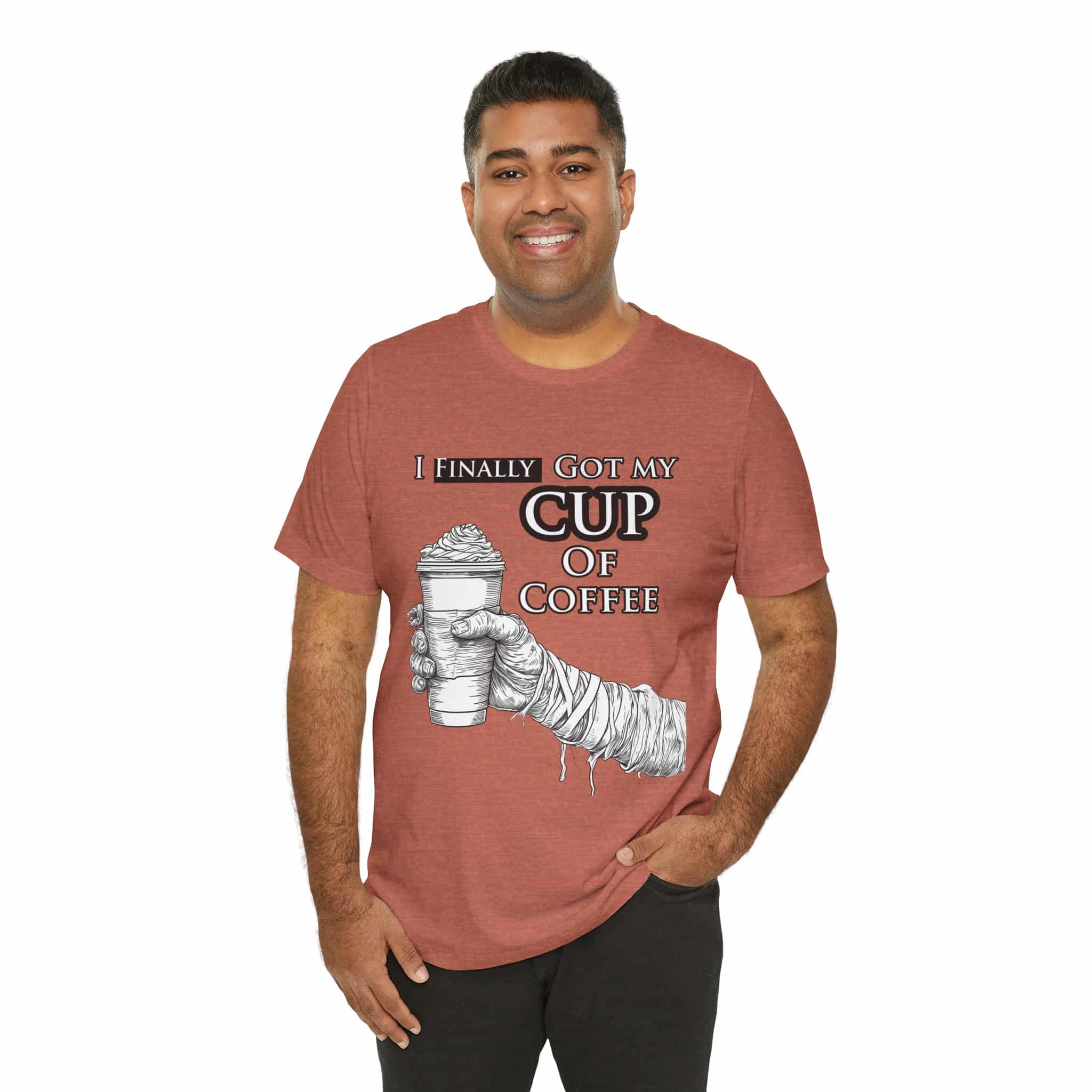 Mummy Coffee - Unisex Short Sleeve Tee Shirt - Image 3