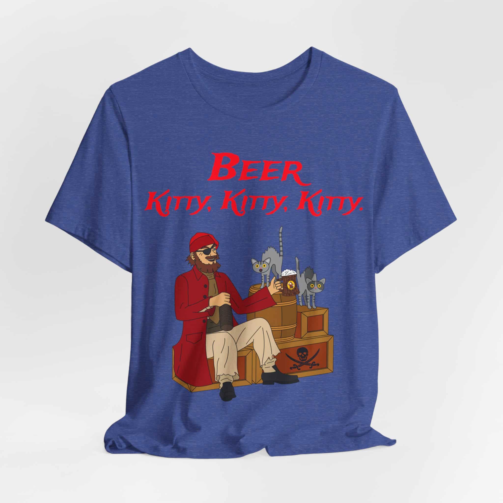 Beer Kitty, Kitty Kitty. - Unisex Short Sleeve Tee Shirt - Image 8