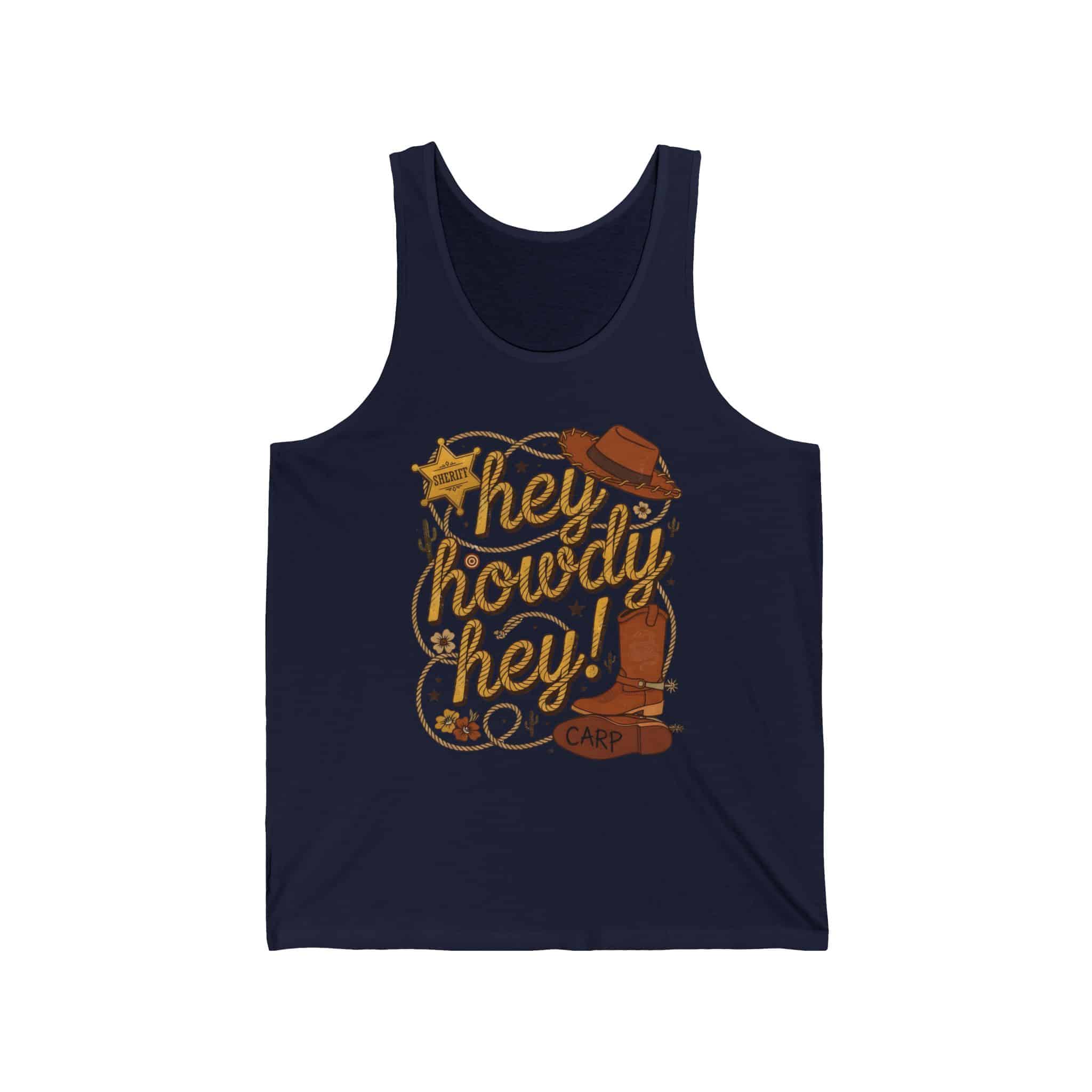 Hey Howdy Hey - Unisex Tank Top - Image 4