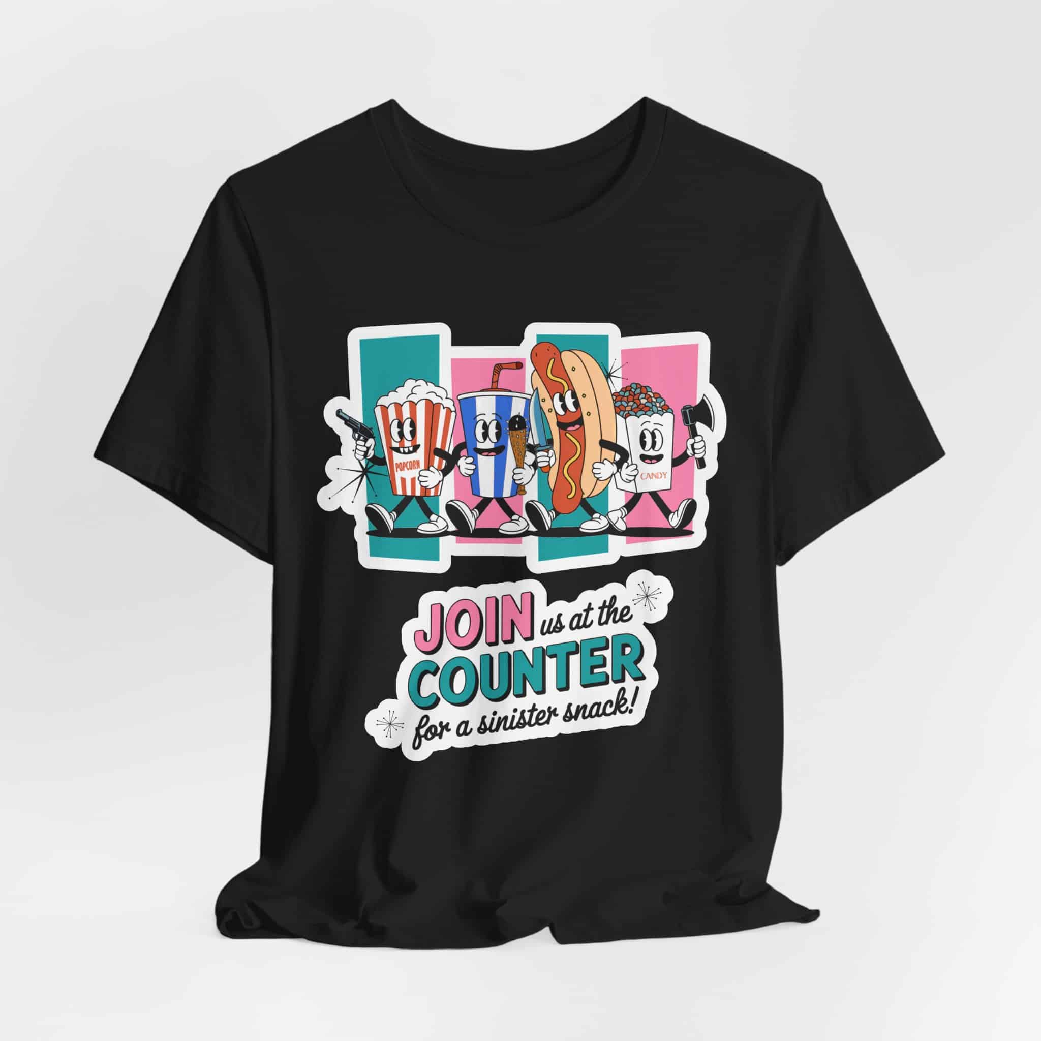 Sinister Snack Attack - Unisex Short Sleeve Tee Shirt