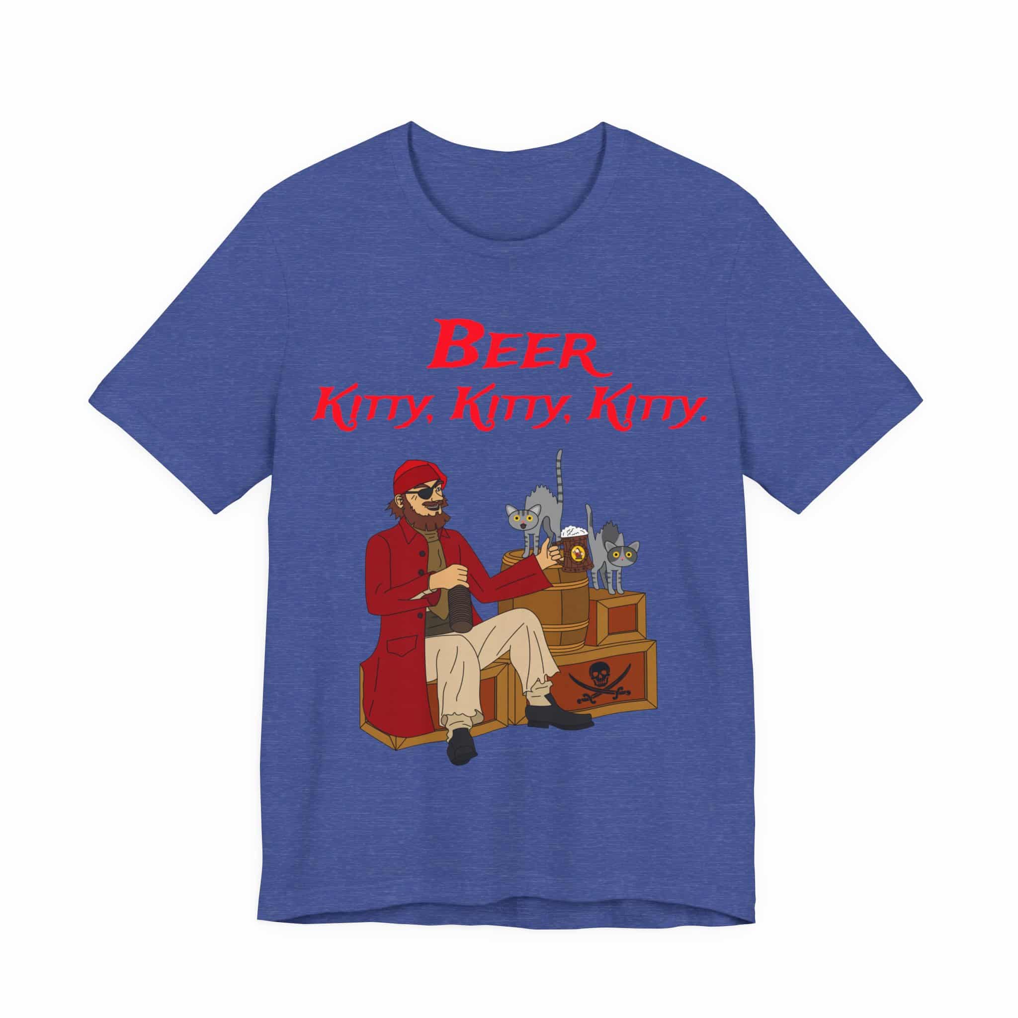 Beer Kitty, Kitty Kitty. - Unisex Short Sleeve Tee Shirt - Image 5