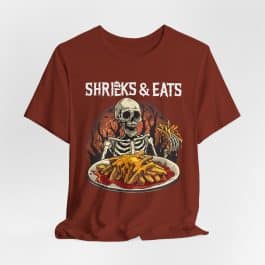 Shrieks & Eats- Unisex Short Sleeve Tee Shirt