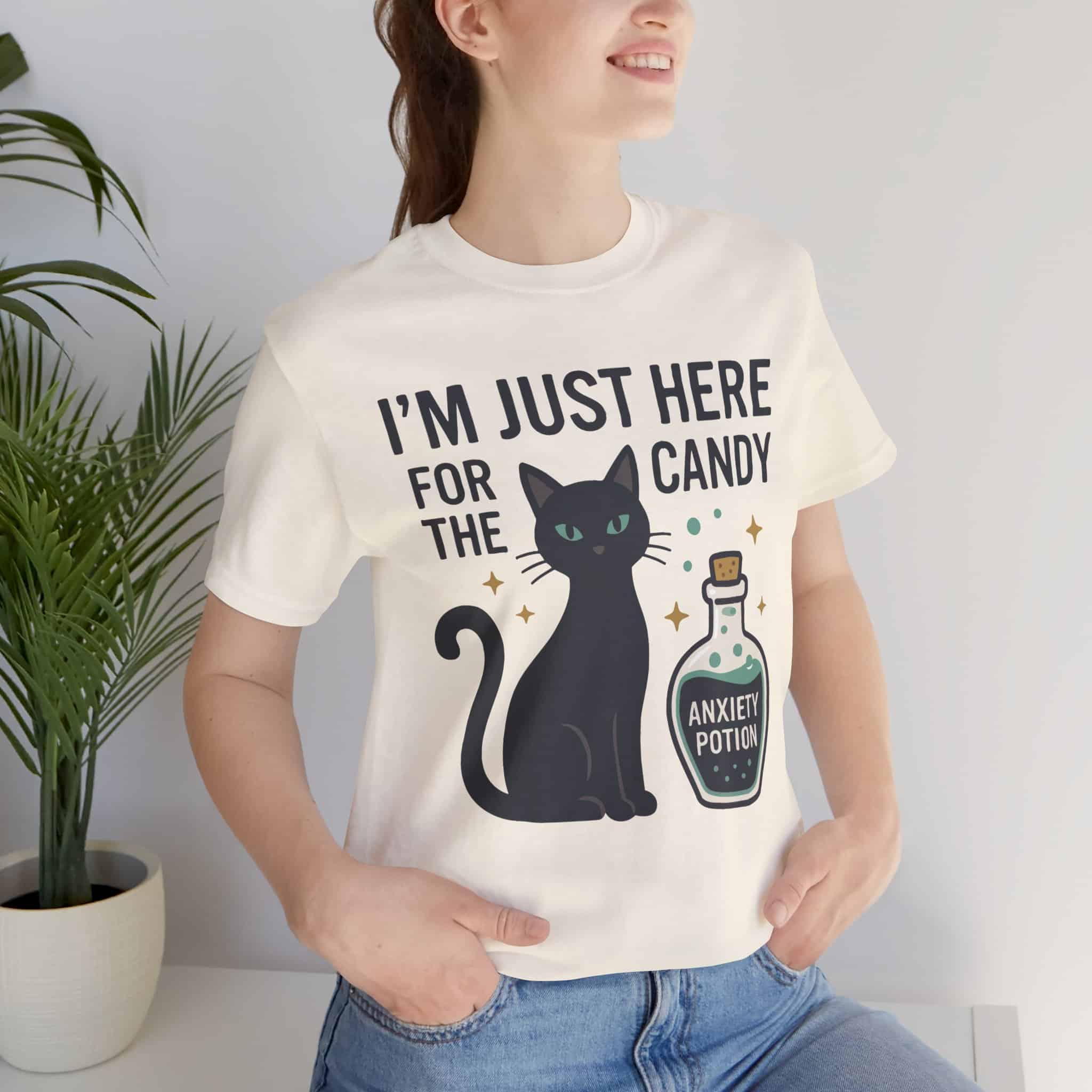 Here for the Candy- Unisex Short Sleeve Tee Shirt - Image 2