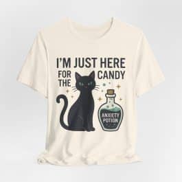Here for the Candy- Unisex Short Sleeve Tee Shirt