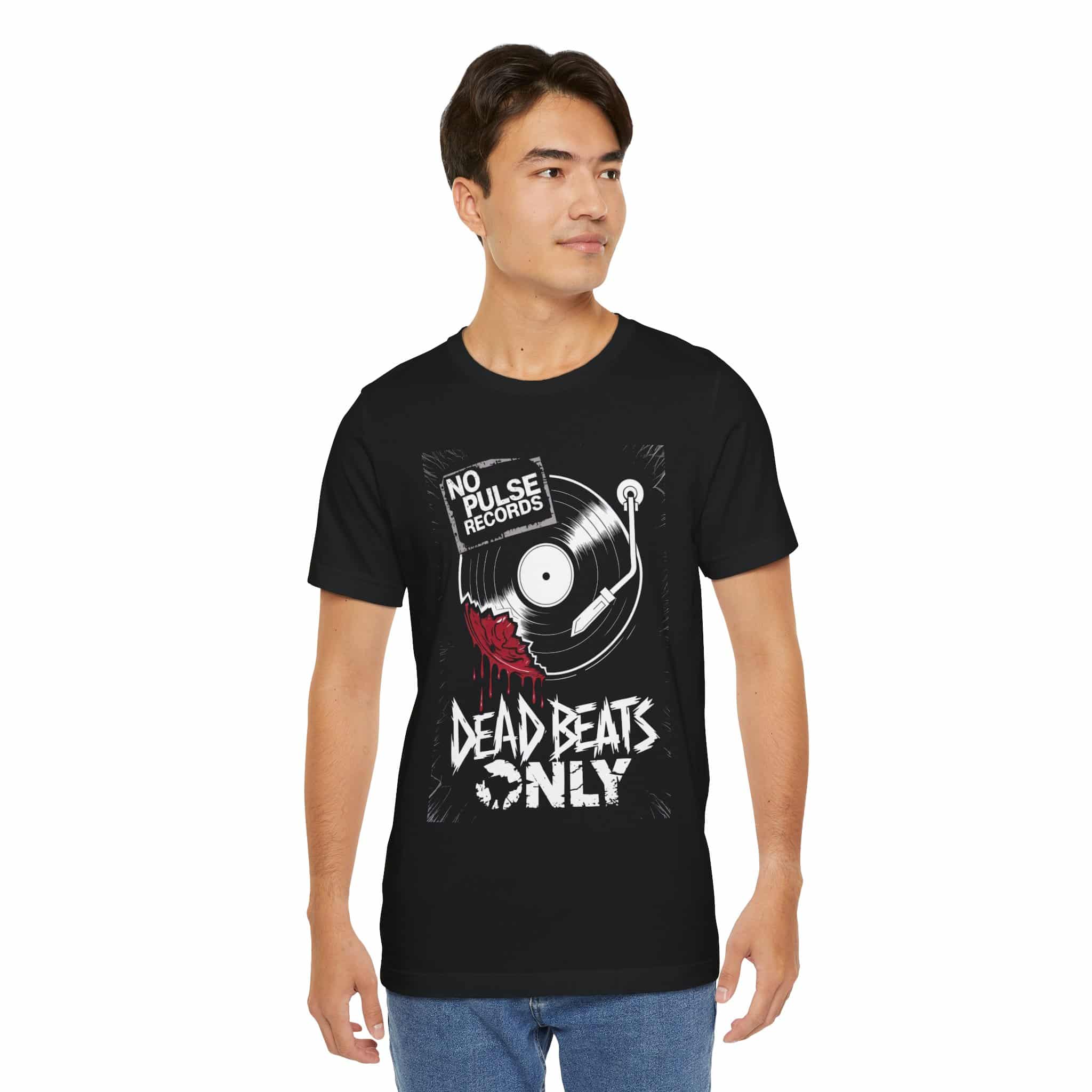 Dead Beats Only- Unisex Short Sleeve Tee Shirt - Image 2