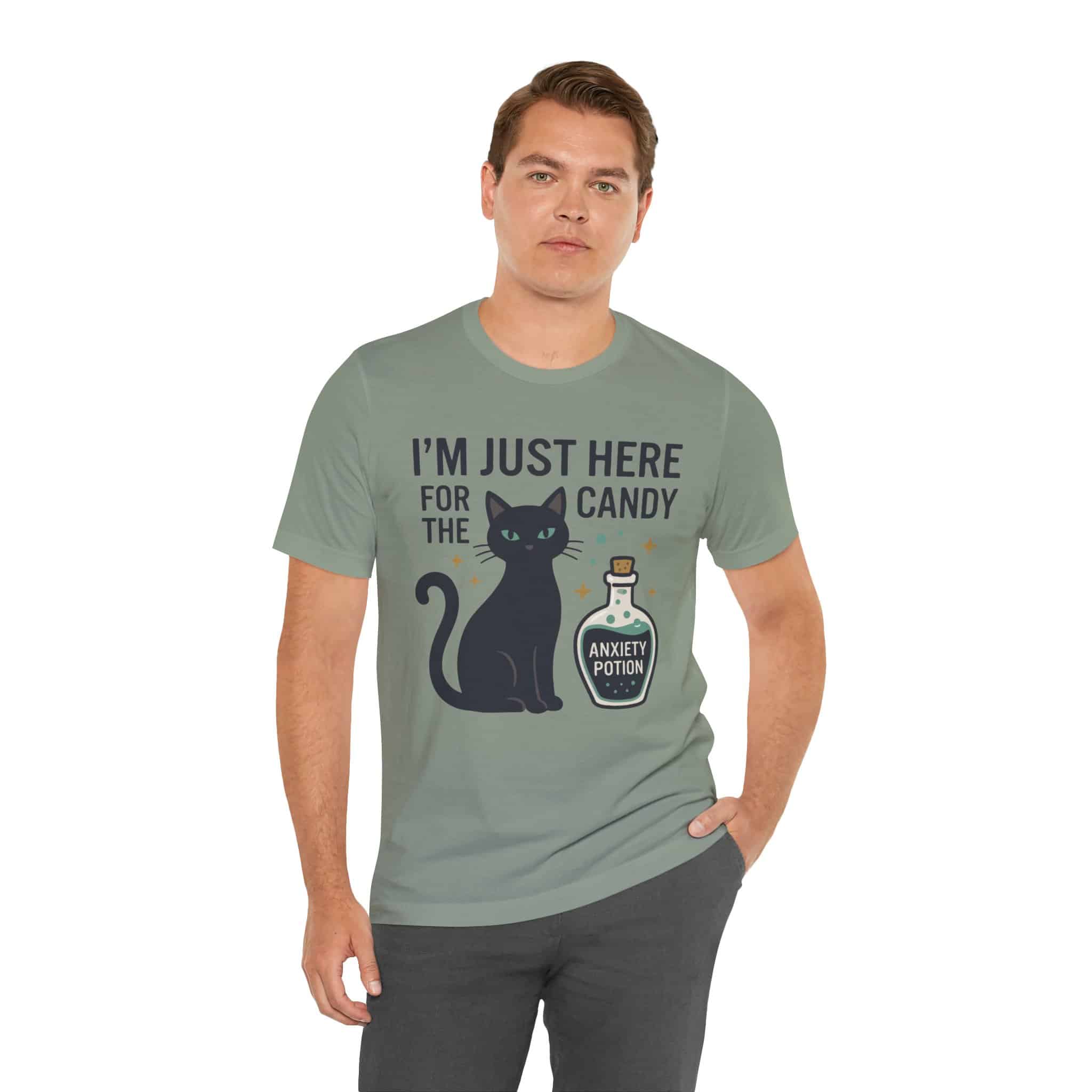 Here for the Candy- Unisex Short Sleeve Tee Shirt - Image 4